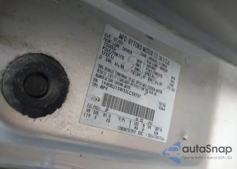 2003 Ford Expedition Xlt z USA, uszkodzony, nr VIN 1FMRU15W53LC59757